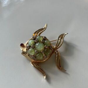 Vintage Mazer Bros Fish Brooch